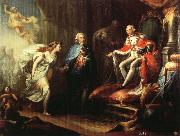 Jose Aparicio Inglada Godoy Presenting Peace to Charles IV Sweden oil painting artist